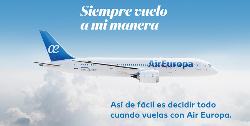 Nueva campaña de marca de Air Europa basada en la personalización